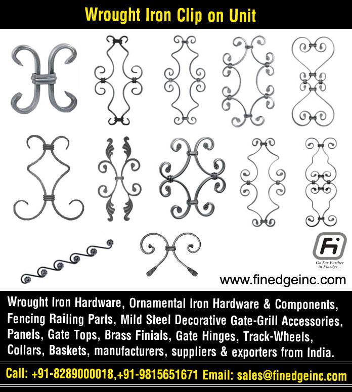 wrought iron pickets manufacturers exporters suppliers India http://www.finedgeinc.com +91-8289000018, +91-9815651671