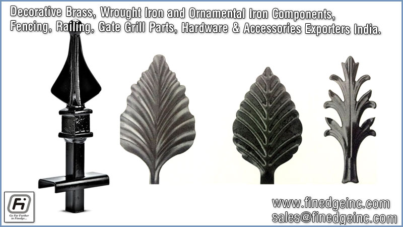 wrought iron products and accessories manufacturers exporters suppliers India http://www.finedgeinc.com +91-8289000018, +91-9815651671